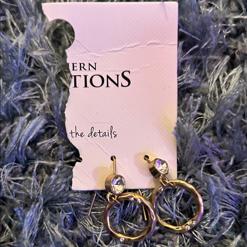 Northern Reflections Gold Hoop Earrings